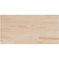 vidaXL Rechteckige Tischplatte aus massivem Kiefernholz - Esszimmertische - Verleihe deinem Tisch neues Leben mit dieser rustikalen Holztischplatte aus massivem Kiefernholz, die vielseitig einsetzbar und einfach zu reinigen ist.