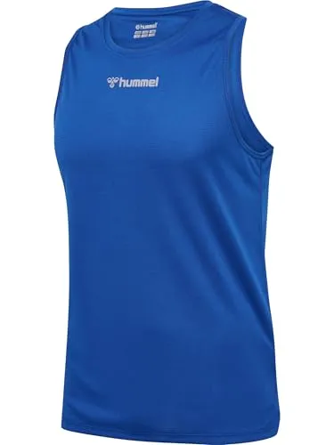 Hummel Herren Hmlrun Singlet S/L T-Shirt, Blau, XL EU