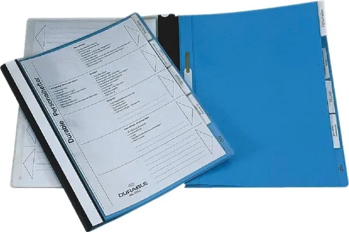 DURABLE Hefter Personalhefter A4 5 Unterteilungen blau
