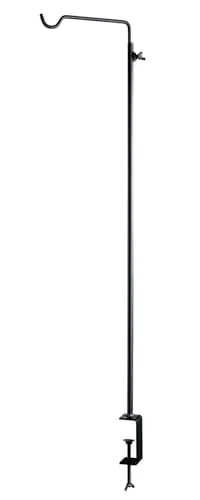 Möbel Jack Deko-Tischhaken zum Klemmen - 20 x 90 cm - Tischdeckenklammern aus robustem Metall in elegantem Schwarz, ideal für eine stilvolle Tischdekoration und sicheren Halt.