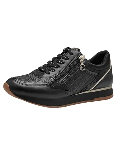 Tamaris Sneaker 1-23603-42 098 - Damen-Sneaker mit leichtem Tragekomfort und modernem Materialmix. Vielseitig kombinierbar, optimale Passform durch Schnürung und runde Schuhspitze für stilvolle Outfits.
