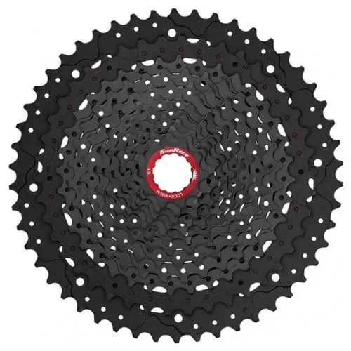 SunRace CSMX9X 11-fach Kassette 10-42 - Veloantrieb, hochwertige 11-fach Kassette für präzise Gangwechsel und optimale Leistung auf jedem Terrain.