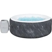 Bestway LAY-Z-SPA WLAN-Whirlpool Boracay AirJet 180 cm - Außenwhirlpool mit WLAN-Funktion und 120 Massagedüsen für ultimativen Entspannungskomfort, ideal für bis zu 4 Personen.