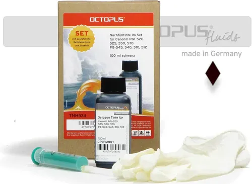 Nachfüllset für Canon PGI-520, 525, 550, 570, PG-545, 540, 510, 512 schwarz