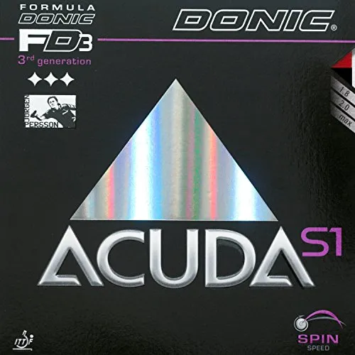 DONIC Acuda S1 Belag Schwarz max. von Donic