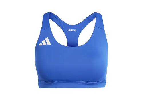 adidas Damen Workout Bra - Adizero Essentials Run Medium Support Bra - Trainingsbekleidung für schnelle Läufe, aus 89 % recyceltem Polyester, bietet kühles und atmungsaktives Tragegefühl.