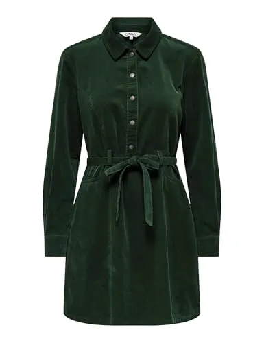ONLY Blusenkleid ONLNESSA in Dunkelgrün (XL) in grün von ONLY