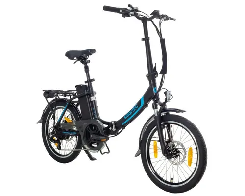smartEC Camp-20D E-Bike Klapprad - 250W Hinterradmotor, 20 Zoll, klappbar und bis zu 100 km Reichweite für flexibles Fahren