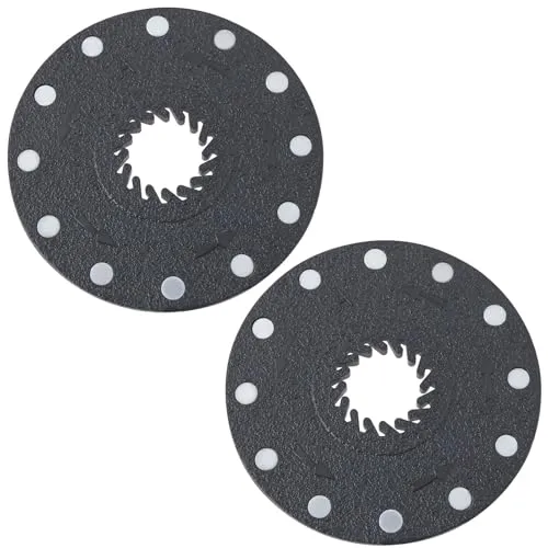 eMagTech 2 PCs Elektro-Fahrrad-Pedal-Disk-Sensor 12 Magnetisch Durchmesser 65mm Blende 15mm Magnetischer Sensor Kompatibel mit Green 7.7 ZT20R Z801 Z802