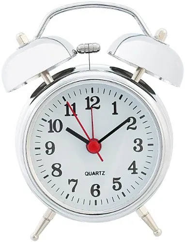 PEARL Glockenwecker laut: Nostalgischer Retro Glockenwecker mit Quarzlaufwerk (Retro Wecker, Wecker Nostalgie, Nostalgische)