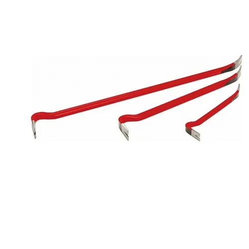 HM Müllner Nageleisen/Brecheisen-Set 3tlg. (350, 600 u. 900mm) - Nagel- & Brecheisen, robustes 3-teiliges Set aus Stahl für vielseitige Anwendungen im Heimwerkerbereich.