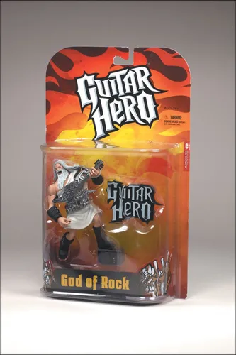 Produktbild Guitar Hero God of Rock White Toga Action Figur 15cm