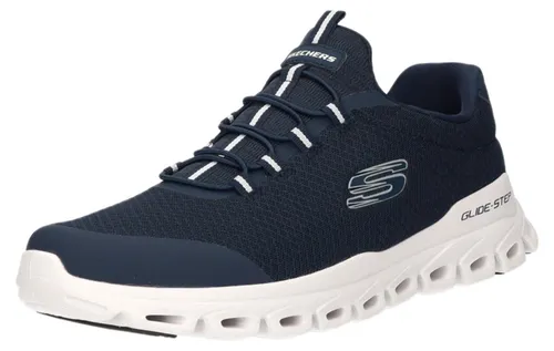 Skechers Herren Low-Top Sneaker Glide-Step SYLO, Blau NVY - Herren-Sneaker mit Glide-Step Technologie für optimalen Komfort und Luftzirkulation, ideal für den Alltag oder sportliche Aktivitäten.