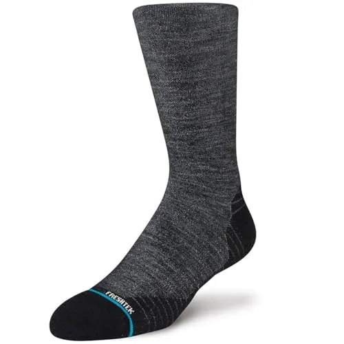 Stance Run Light Crew Socken, Schwarz, Large