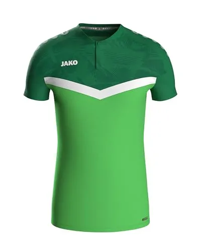 Jako Polo Iconic - grün - Polo Shirt aus 100 % recyceltem Polyester, ideal für umweltbewusste Mode und mit Keep Dry Funktion für optimalen Tragekomfort beim Sport.