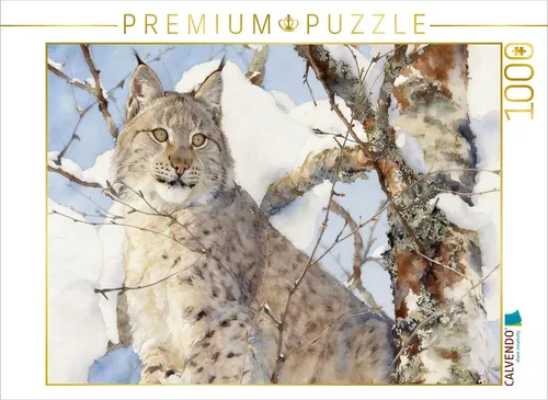 CALVENDO Puzzle Europäischer Luchs | 1000 Teile Lege-Größe 64x48cm Foto-Puzzle f