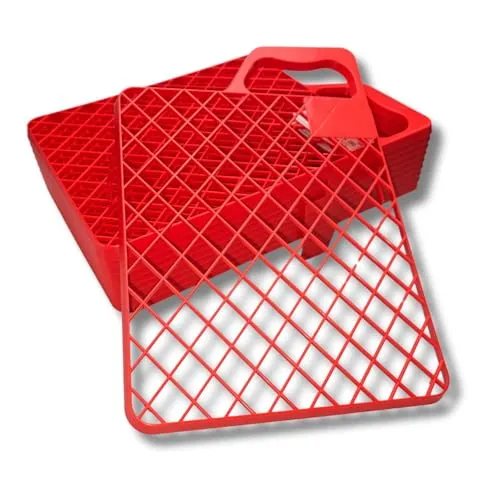 Abstreifgitter verschiedene Größen Farbgitter aus Kunststoff, Malergitter, Abrollgitter, Farbabstreifgitter, Malerzubehör, Malerwerkzeug, Variante:20x24cm (10Stück)