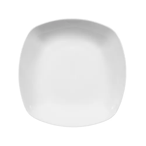 Suppenteller eckig 21 cm - Seltmann Weiden Lido weiß uni 3