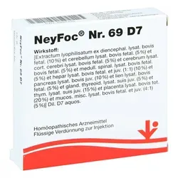 Neyfoc Nr. 69 D7 10 ML - Homöopathisches Arzneimittel zur Verdünnung für Injektionen, unterstützt die natürliche Heilung ohne spezifische Indikation, ideal für ganzheitliche Ansätze.