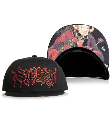 Sullen Clothing Snapback Cap - Till Death - Unisex Snapback Cap in Schwarz, verstellbar für perfekten Sitz und stylisches Design, ideal für jeden Anlass.