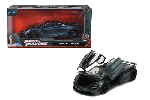 JADA Modellauto H.R. Fast Furious Shaw's McLaren 720S 1:24 - Miniatur Motorfahrzeug, detailgetreu und perfekt für Sammler ab 8 Jahren