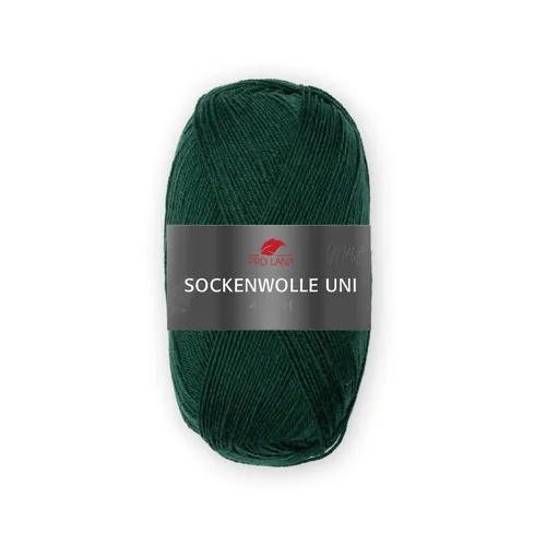 SOCKENWOLLE UNI von PRO LANA - TANNE (435) - 100 g / ca. 420 m Wolle