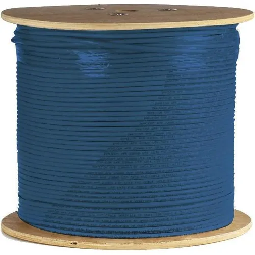 Danicom CAT6 UTP Netzwerkkabel 500m - 100% Kupfer, Blau - Hochwertiges Cat6 Netzwerkkabel, ideal für Smart TVs, Router und mehr. Bietet zuverlässige Datenübertragung mit 100% Kupfer für optimale Leistung.
