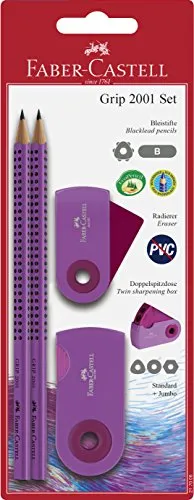 Schreibset 4-teilig Sleeve Trend pink