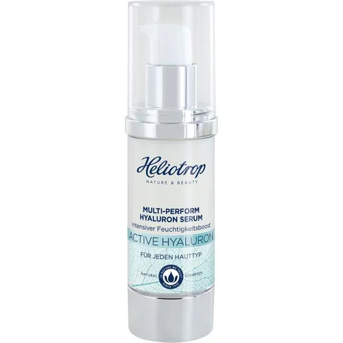 Heliotrop Active Hyaluron Multi-Perform Serum - Sonstige Gesichtspflegeartikel, intensive Feuchtigkeitspflege mit Multi-Effect Hyaluron und Bio-Granatapfelsamenextrakt für ein strafferes Hautbild.