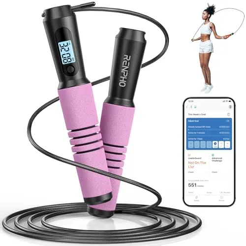 RENPHO Smart Fitness Springseil mit APP