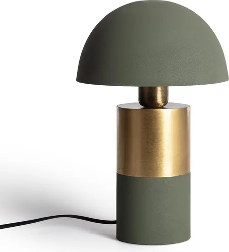 Tischlampe Tanev Lis Olivengrün aus Metall