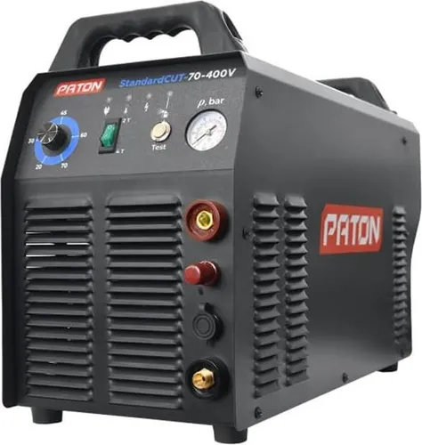 PATON StandardCUT-70-400V Plasmaschneider, 400 V, 70 A, Stahl-Plasmaschneidmaschine, sauberer Schnitt bis maximal 12 mm, tragbare Schneidausrüstung,