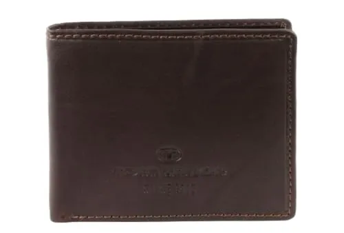 TOM TAILOR Lary Herren Geldbörse RFID Querformat - Herren-Geldbörse aus hochwertigem Leder mit RFID-Schutz, bietet 8 Kartenfächer und ein stilvolles Design für den modernen Mann.