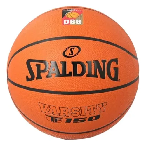 Spalding United Sports Unisex – Erwachsene TF Series DBB Varsity TF-150 Sz5 Ball, Orange, 5