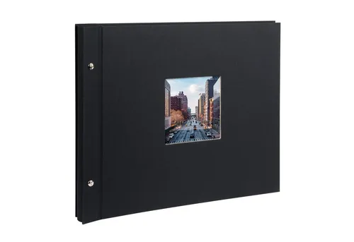 Goldbuch Fotoalbum Schraubalbum Bella Vista Schwarz 28 977 in schwarz von Goldbuch