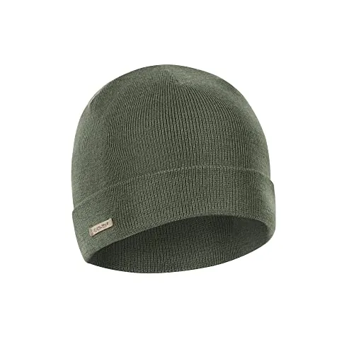 Helikon-Tex Winter Merino Beanie - Adaptive Green - Strickmützen für Herren, doppellagiger Merinowollstrick für optimale Wärme und Komfort, ideal für den Alltag und Outdoor-Aktivitäten.