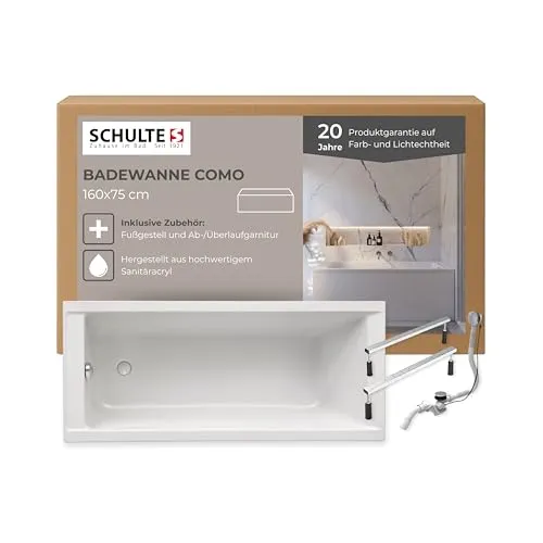 Schulte Badewanne Como 160x75 cm von Schulte