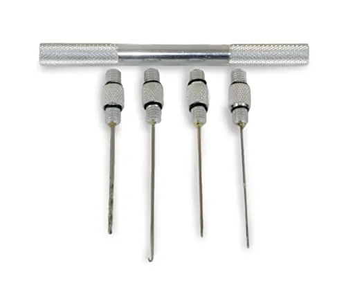 Zite Fishing Multi Boilie-Tool-Set - Boilie-Nadel Boilie-Bohrer Splicing & Stringer Nadel Naturköder - 4 Werkzeuge in 1