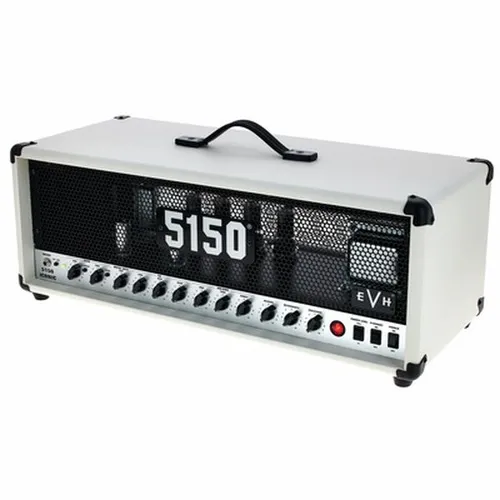 EVH 5150 Iconic Series 80W Head Ivory - Gitarrenverstärker mit 80 Watt Leistung, 2 Kanälen für vielseitige Klänge und inklusive Fußschalter für einfachen Zugriff auf Sounds.