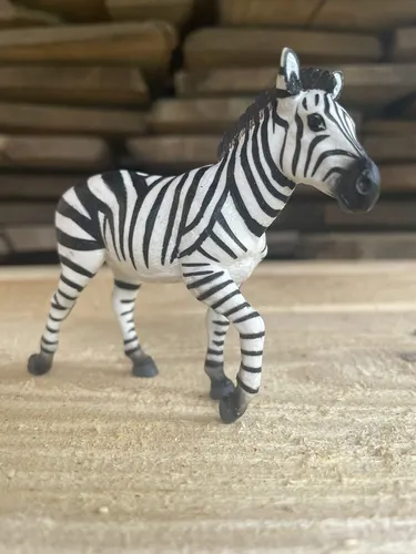 Papo Wild Life Zebra Männchen 50249 - Handbemalte Sammelfigur, fördert Kreativität und Fantasie bei Kindern
