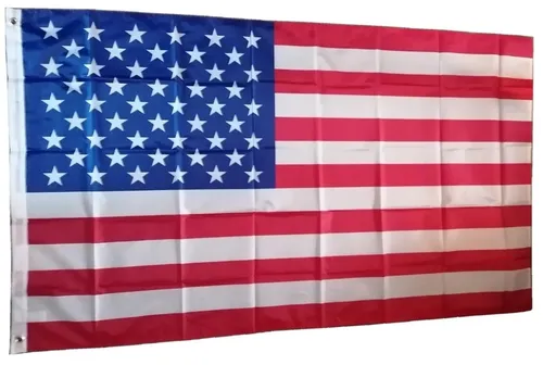 USA Flagge S049 - Doppelseitige Nationalfahne 90x150cm - Ideal für den 4. Juli: Doppelseitige USA Fahne aus 100% Polyester, robust und farbenfroh. Perfekt für Festlichkeiten und als Dekoration.