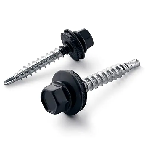 STRÜBER Trapezblechschrauben 4,8 x 55 mm, 250 Stück, RAL 7016 Anthrazitgrau