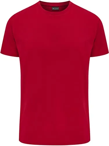 hummel, hmlRED Basic T-Shirt S-S, Tango RED, 2XL