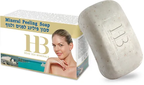 H.B. Dead Sea Minerals Rohseife Health&Beauty Peeling-Seife mit Totes Meer Mineralien – 125gr
