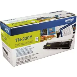 Brother TN-230Y Toner gelb - Original Tonerkartusche für Brother Drucker, 1.400 Seiten Reichweite, umweltfreundlich und ideal für brillante Farbdrucke