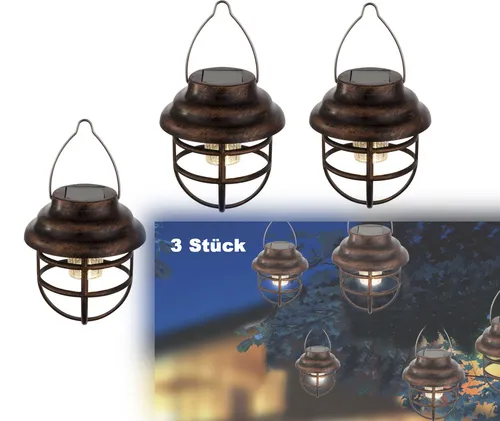 Solarleuchte Garten 3er Set