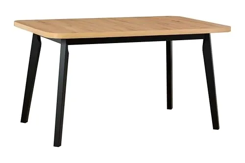 Leaf Design Esstisch aus Eiche Artisan, klappbar - Esstisch aus Echtholz in Eiche Artisan, klappbar mit einer Verlängerung von 140-180 cm. Ideal für jedes Esszimmer, bietet Flexibilität für gesellige Runden.