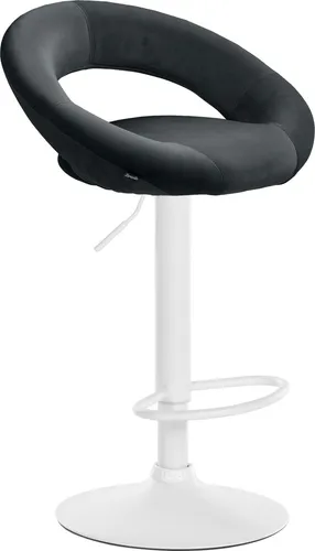 CLP Barhocker Olinda Samt in schwarz von CLP