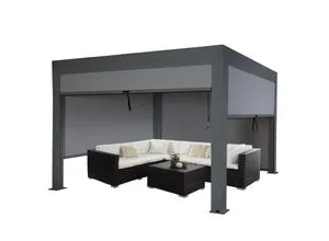 MCW Pergola -L46-mS-3x4-10, 400x300x220 cm, Sturmfest von MCW