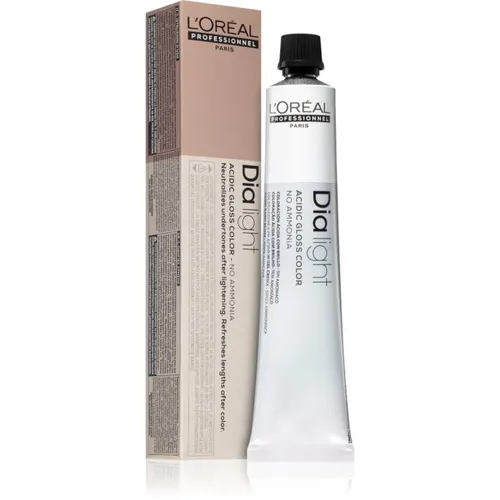 L’Oréal Professionnel Dia Light Permanent-Haarfarbe ohne Ammoniak Farbton 10.23 Milkshake Platino Irisé Dorato 50 ml